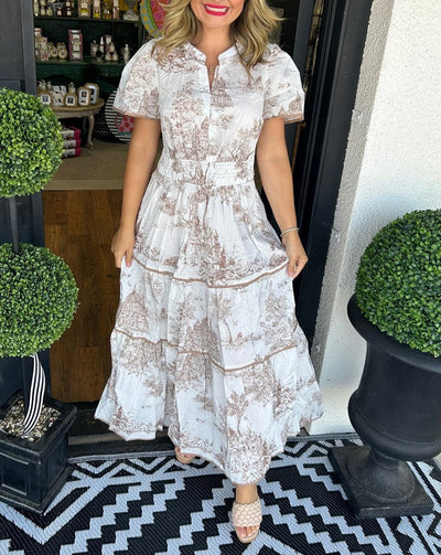 Eliza | Klasyczna sukienka maxi