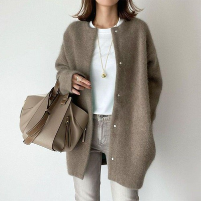 Amandine | Elegancki kardigan warstwowy