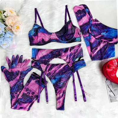 Valérie™ | Zestaw bielizny 5 części Tie Dye