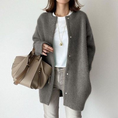 Amandine | Elegancki kardigan warstwowy