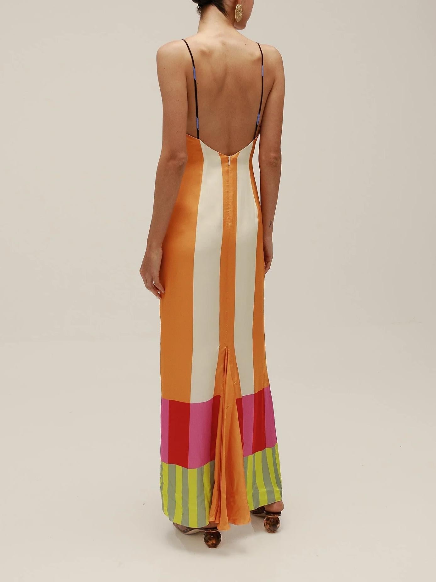 Paloma - Sukienka maxi w paski