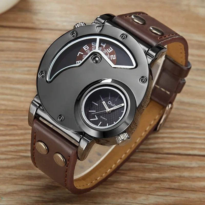 Zegarek Kwarcowy Dual Time de Luxe™ Olsen & Olsen