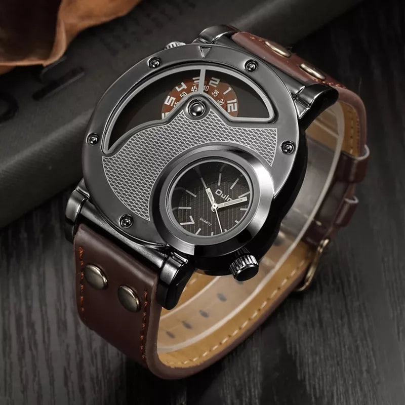 Zegarek Kwarcowy Dual Time de Luxe™ Olsen & Olsen