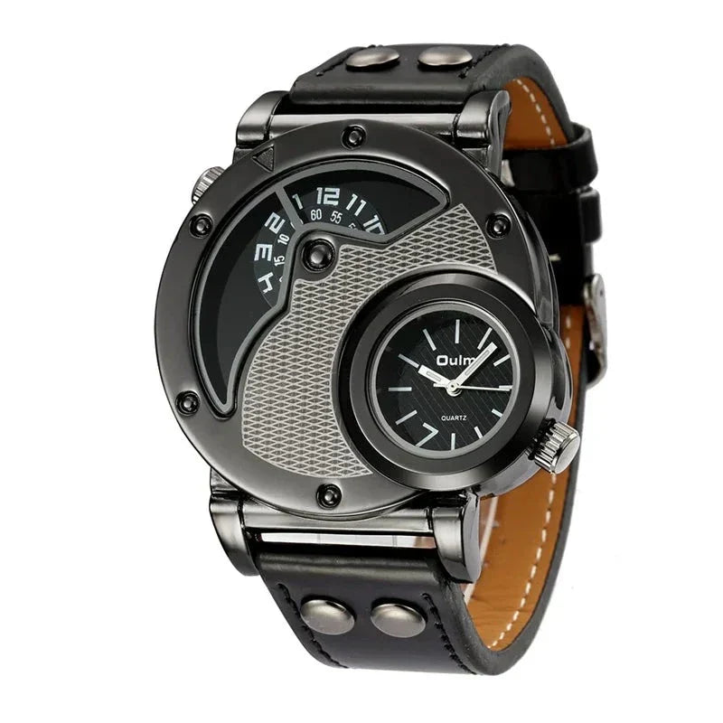 Zegarek Kwarcowy Dual Time de Luxe™ Olsen & Olsen