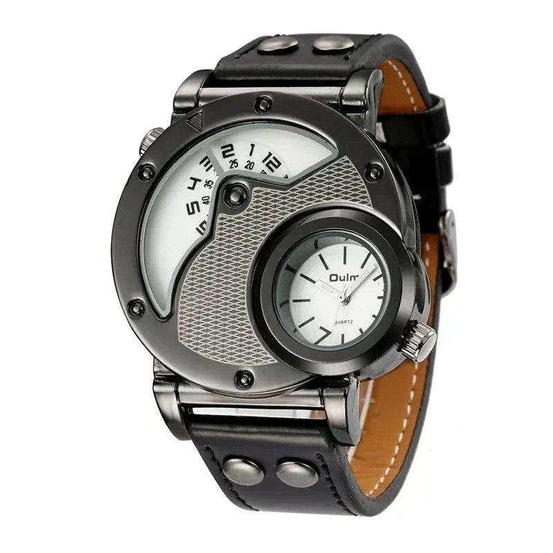 Zegarek Kwarcowy Dual Time de Luxe™ Olsen & Olsen