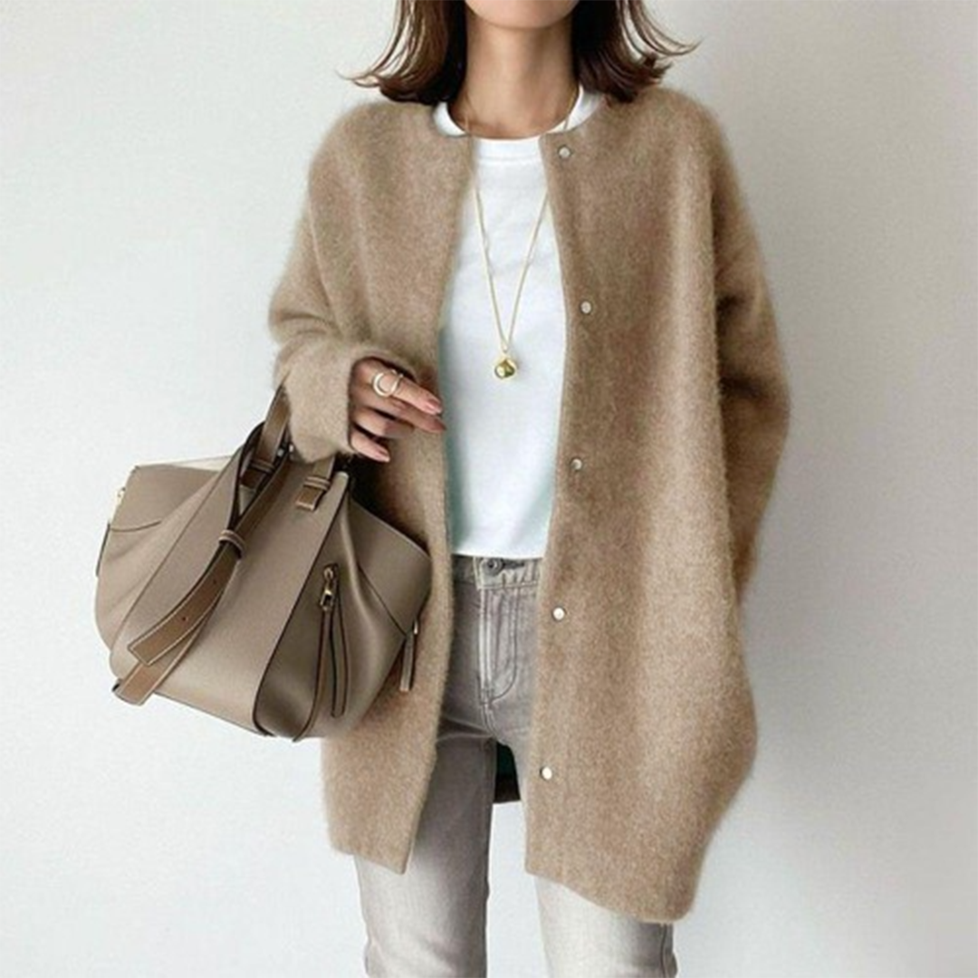 Amandine | Elegancki kardigan warstwowy