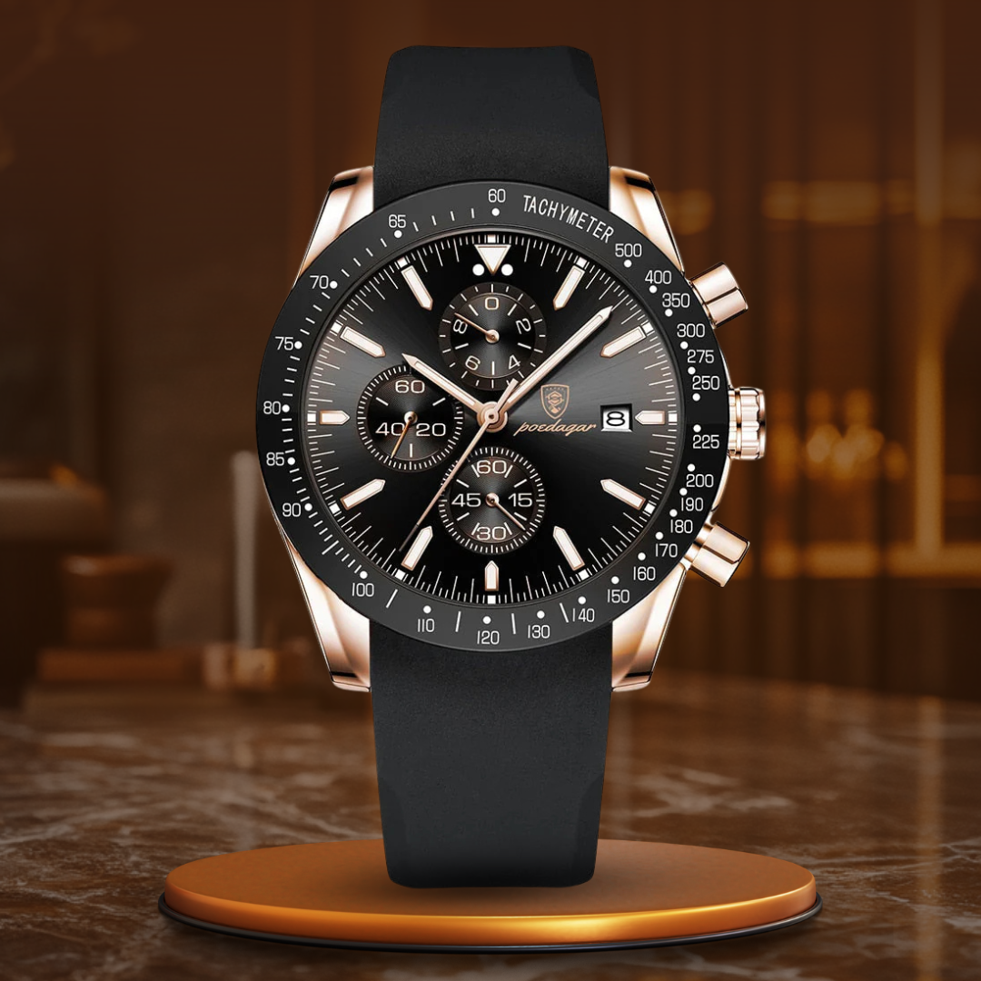 Zegarek Chronograf Data Błyszczący™ Olsen & Olsen