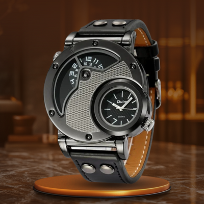 Zegarek Kwarcowy Dual Time de Luxe™ Olsen & Olsen