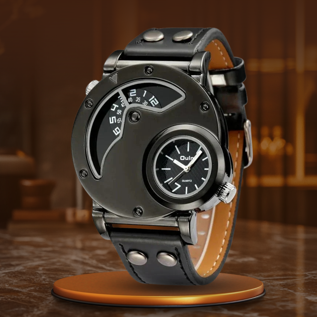 Zegarek Kwarcowy Dual Time de Luxe™ Olsen & Olsen