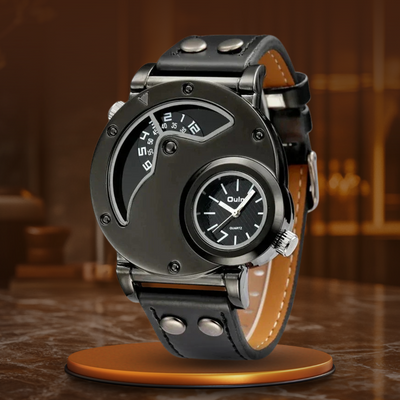 Zegarek Kwarcowy Dual Time de Luxe™ Olsen & Olsen