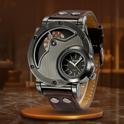 Zegarek Kwarcowy Dual Time de Luxe™ Olsen & Olsen