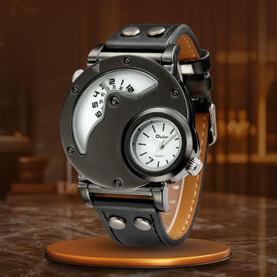 Zegarek Kwarcowy Dual Time de Luxe™ Olsen & Olsen