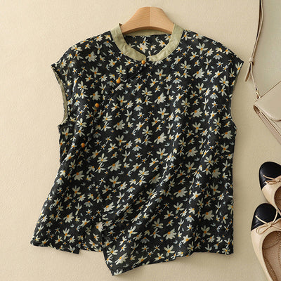 Top lniany Amanda - Włoski design