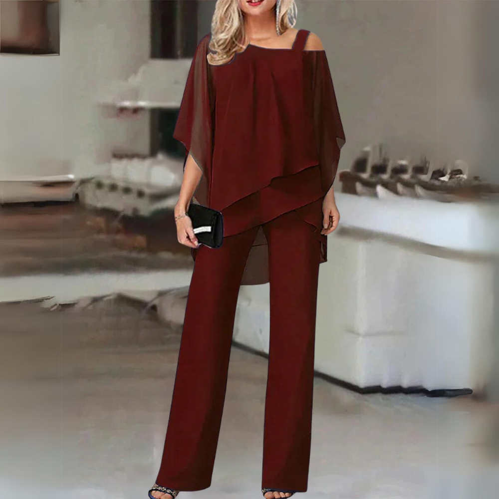 Weronika | elegancki letni zestaw dwuczęściowy