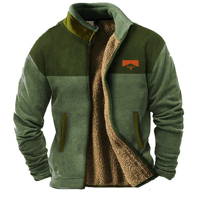 Savrani - Męska kurtka casual z polaru