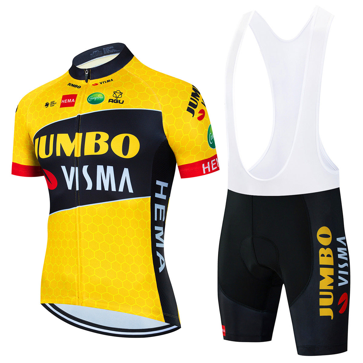 Jumbo Visma - Profesjonalny zestaw koszulki rowerowej