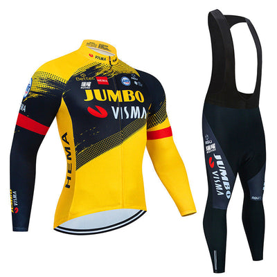 Jumbo - Profesjonalny zestaw z długimi rękawami do jazdy na rowerze