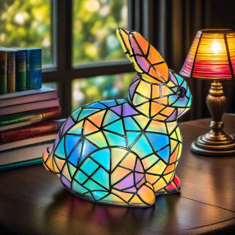 Clochette | Kolorowa szklana lampka królicza Magisk