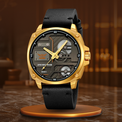 Zegarek Męski Skórzany Quartz™ - Olsen & Olsen