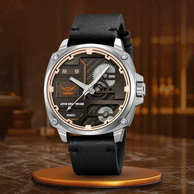Zegarek Męski Skórzany Quartz™ - Olsen & Olsen