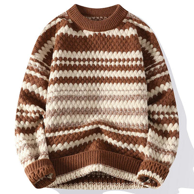 Verre Blanc™ | Męski sweter w paski