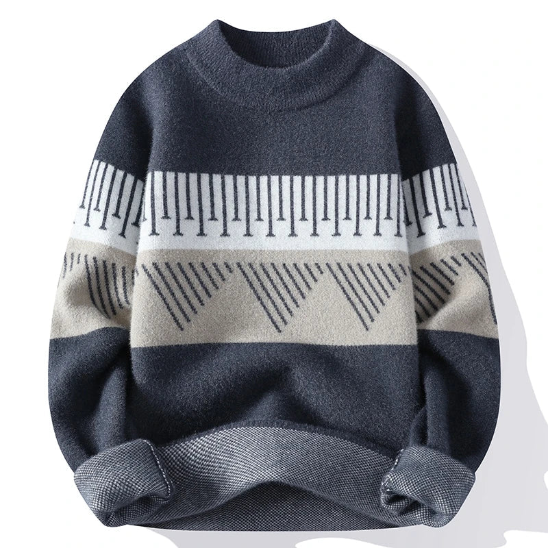 Verre Blanc™ | Męski cienki sweter z kaszmiru