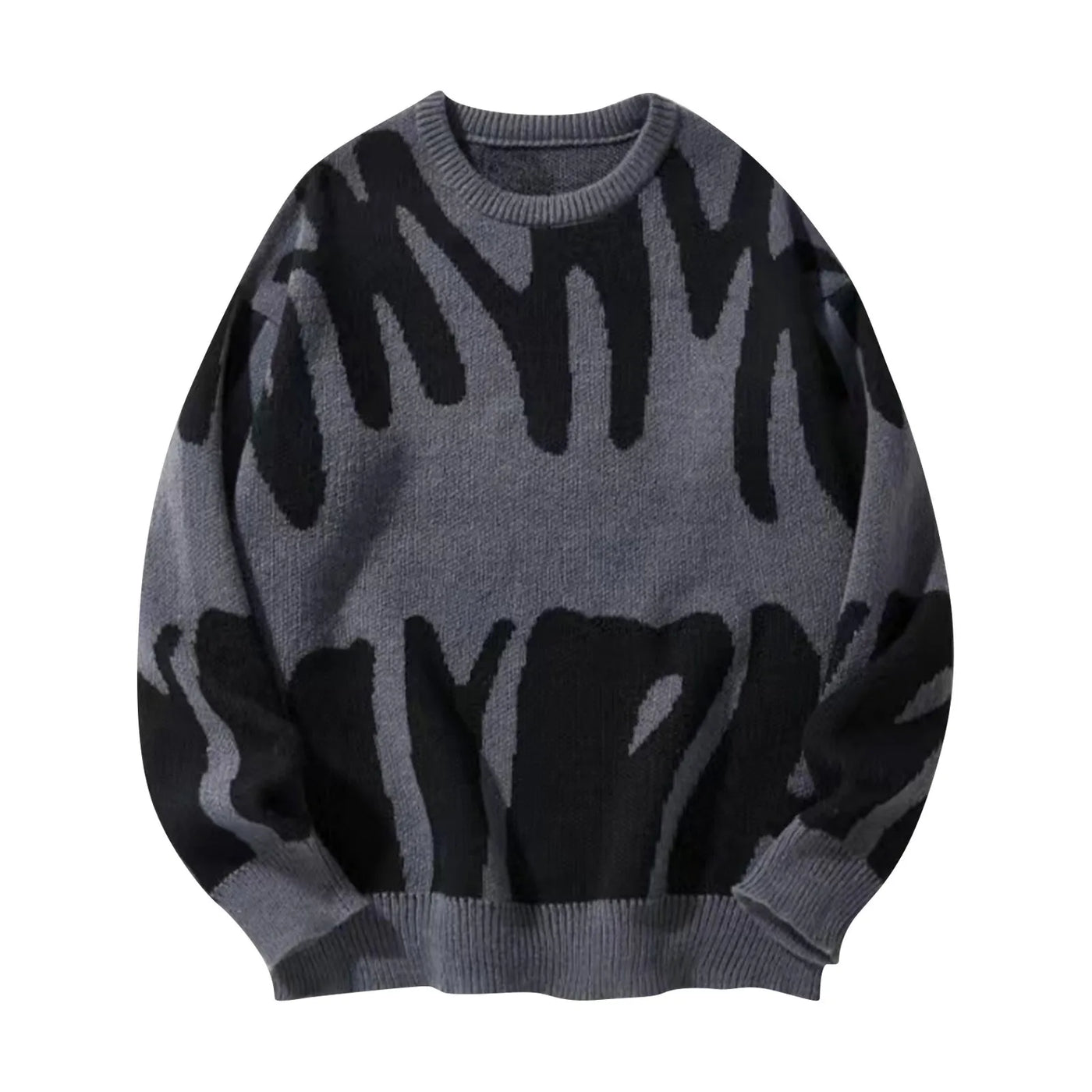 Verre Blanc™ | Męski sweter casual w kontrastowych kolorach