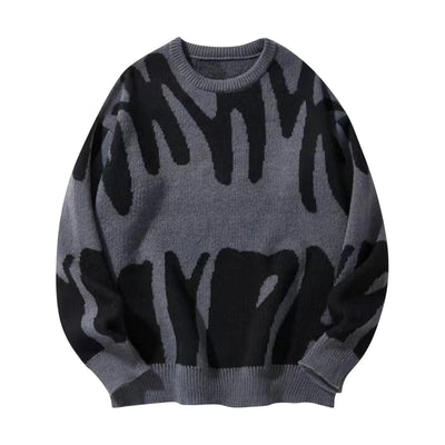 Verre Blanc™ | Męski sweter casual w kontrastowych kolorach