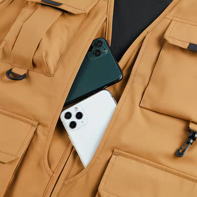 Lenoir - Elegancka i luźna kamizelka cargo