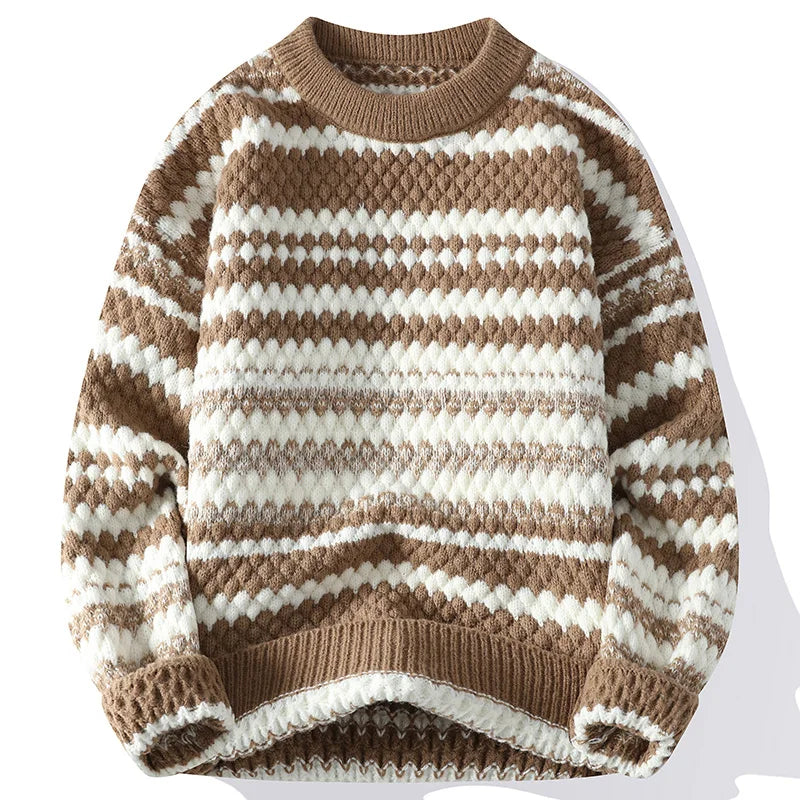 Verre Blanc™ | Męski sweter w paski