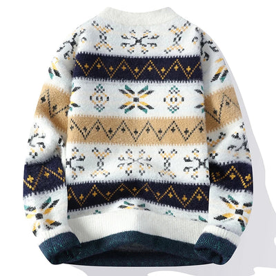 Verre Blanc™ | Męski sweter z kaszmiru w stylu vintage