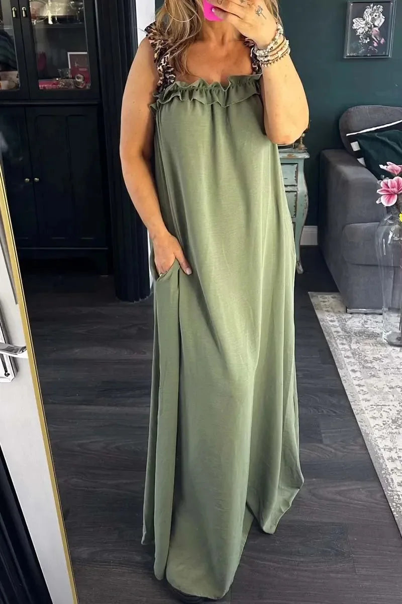 Helen - Elegancka sukienka w panterkę