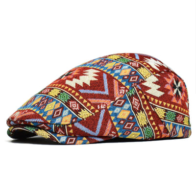 Beeckhoven - Kolorowa czapka w stylu vintage