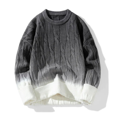 Verre Blanc™ | Sweter warstwowy z grubym splotem