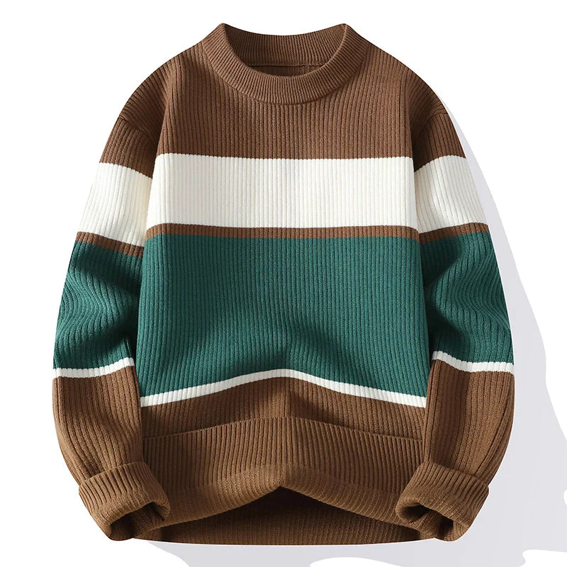 Verre Blanc™ | Męski sweter z grubej dzianiny