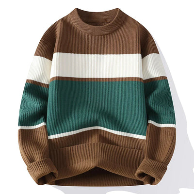 Verre Blanc™ | Męski sweter z grubej dzianiny