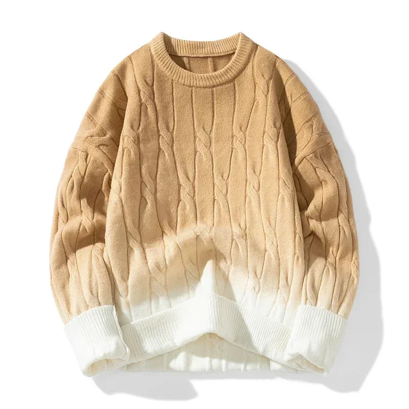Verre Blanc™ | Sweter warstwowy z grubym splotem
