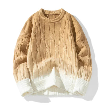 Verre Blanc™ | Sweter warstwowy z grubym splotem