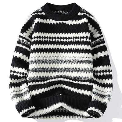Verre Blanc™ | Męski sweter w paski