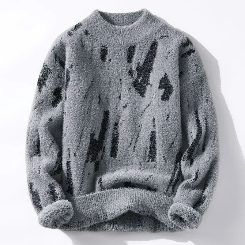 Verre Blanc™ - Sweter z mieszanej dzianiny