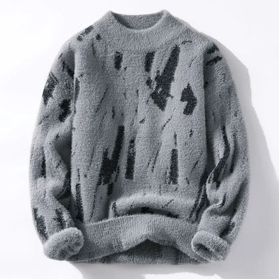 Verre Blanc™ - Sweter z mieszanej dzianiny
