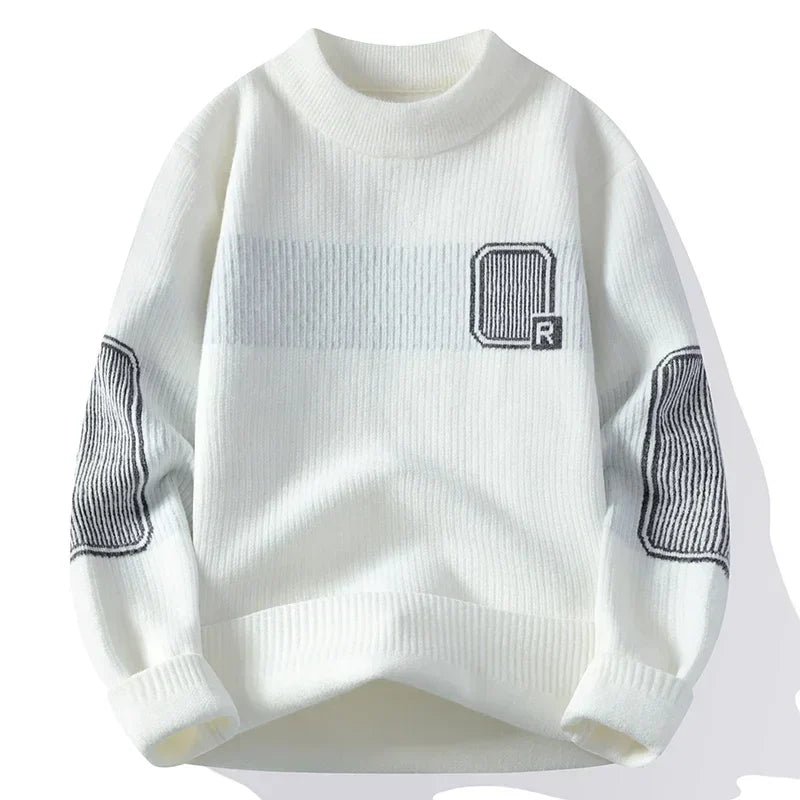 Verre Blanc™ | Męski sweter z golfem szyty na miarę