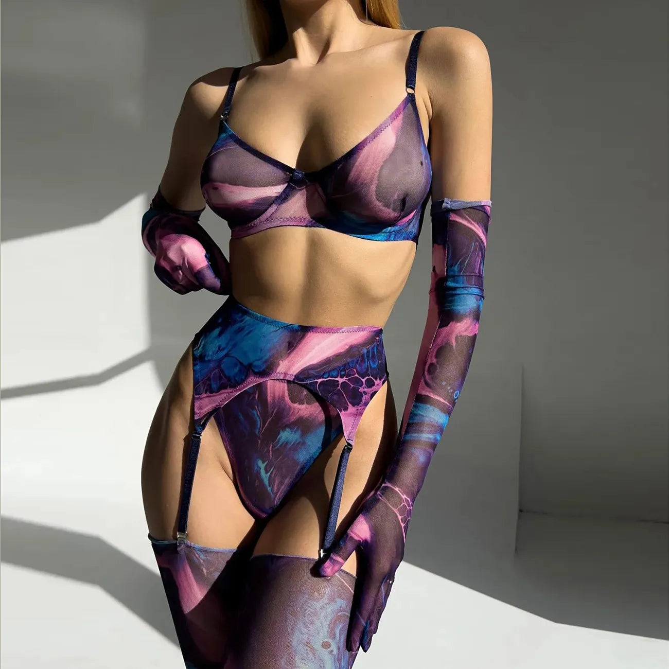Valérie™ | Zestaw bielizny 5 części Tie Dye