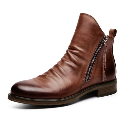 Owens™ | Skórzane botki Chelsea