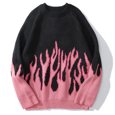 Verre Blanc™ | Męski oversize sweter warstwowy