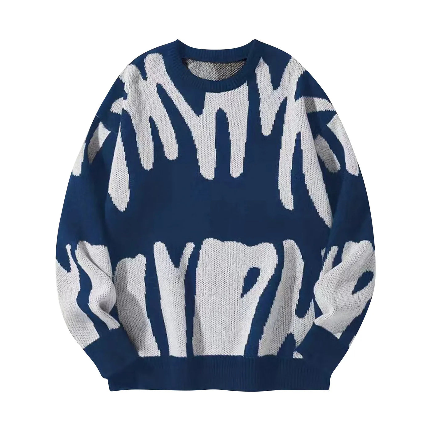 Verre Blanc™ | Męski sweter casual w kontrastowych kolorach