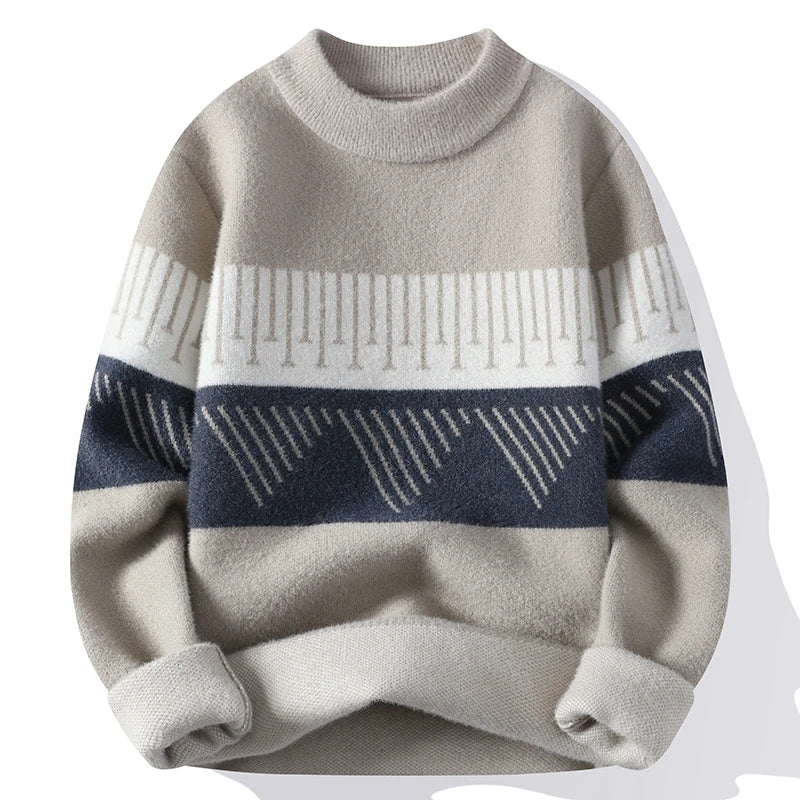 Verre Blanc™ | Męski cienki sweter z kaszmiru