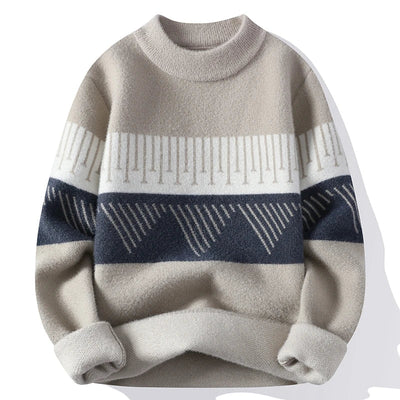 Verre Blanc™ | Męski cienki sweter z kaszmiru