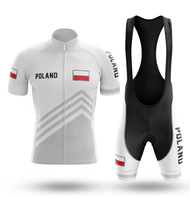 AKTIVABENTEUER™ POLAND PRO Zestaw Rowerowy | Żelowa wkładka, Ochrona UV i Szybkoschnący Lycra