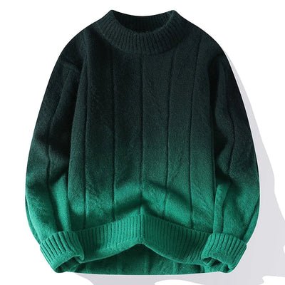 Verre Blanc™ | Męski sweter z kontrastowym splotem